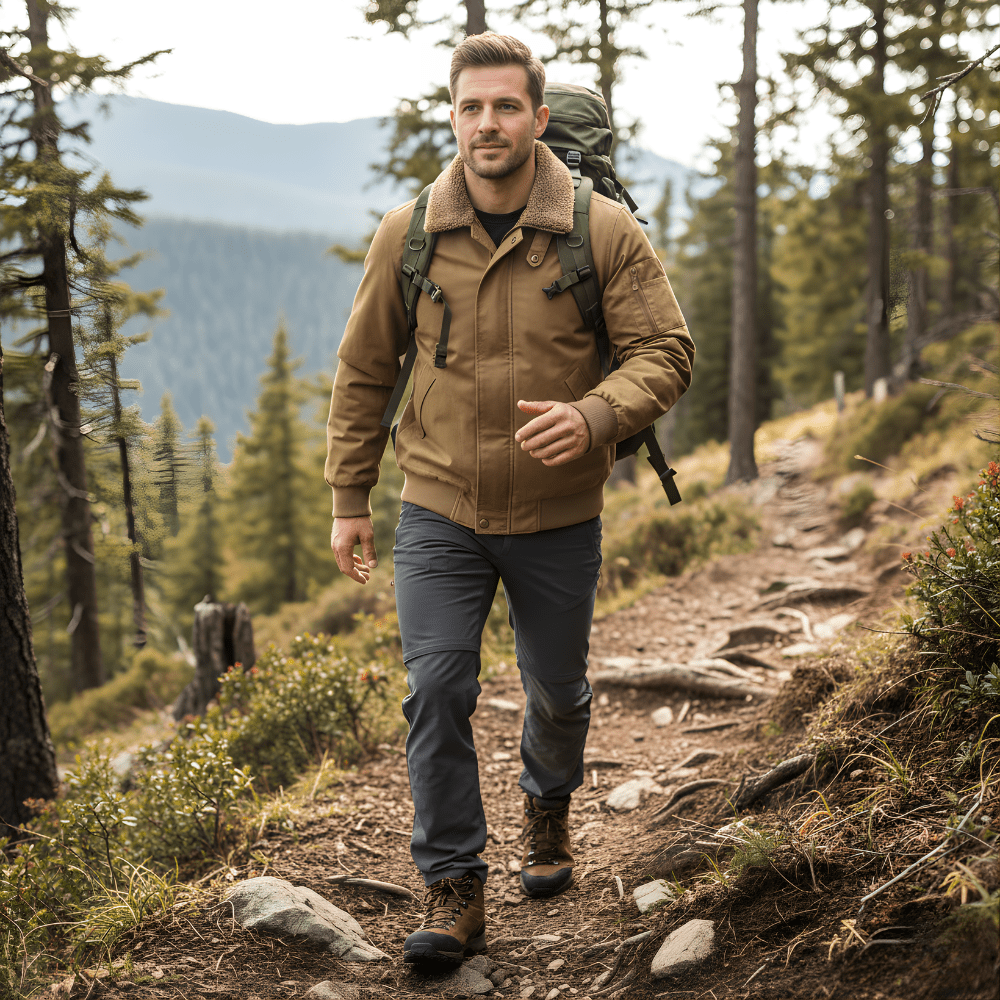 Men’s Durable Outdoor Jacket – Insulated Layer for Cold Weather Use – view 3