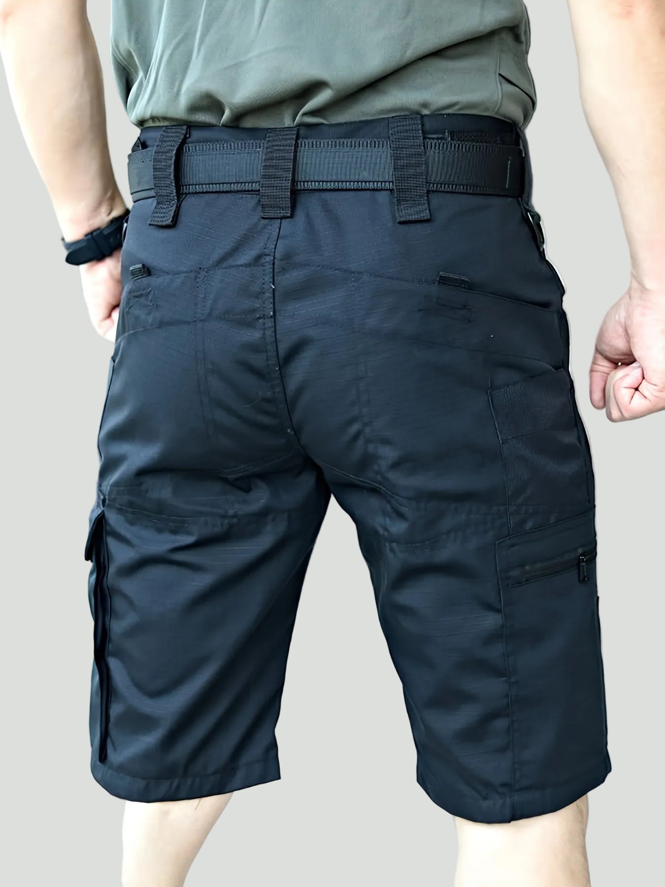 Men’s Multi Pocket Outdoor Cargo Shorts – Lightweight Summer Use – view 8
