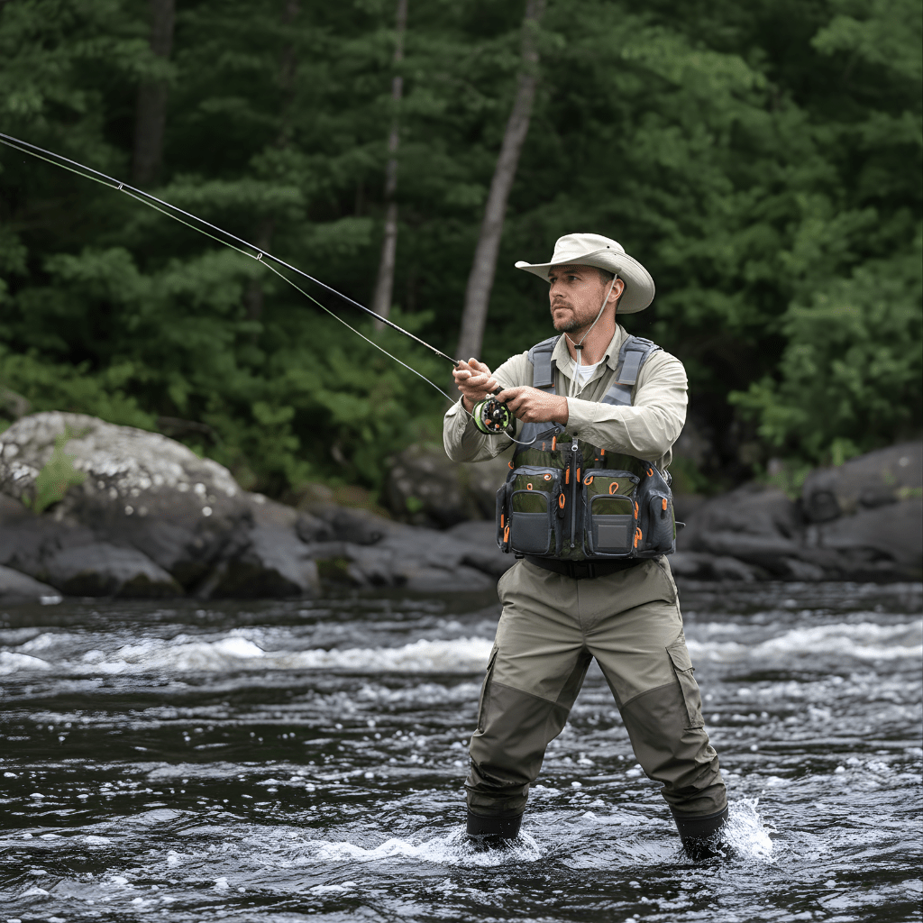 Men’s Multi-Pocket Outdoor Vest – Breathable Design for Fishing – view 2