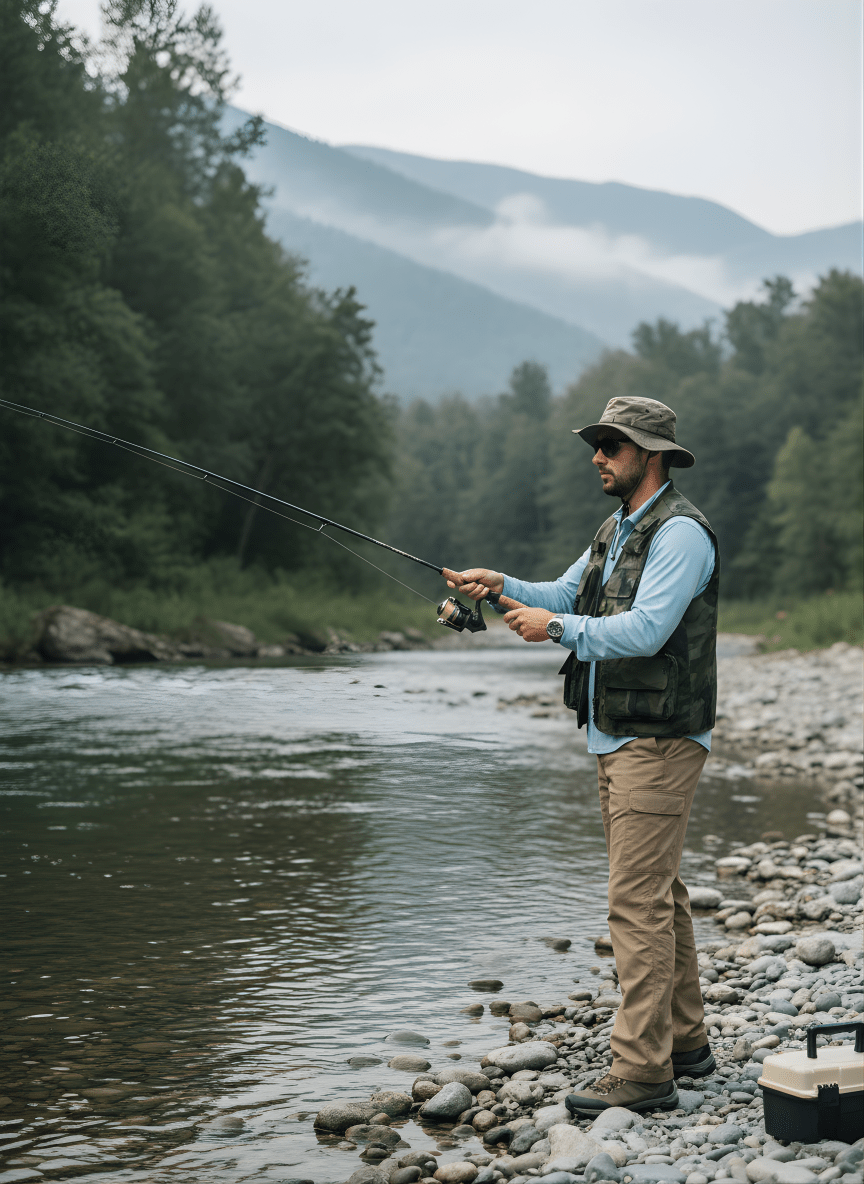 Men’s Multi-Pocket Outdoor Vest – Lightweight & Breathable for Fishing and Field Use – view 4