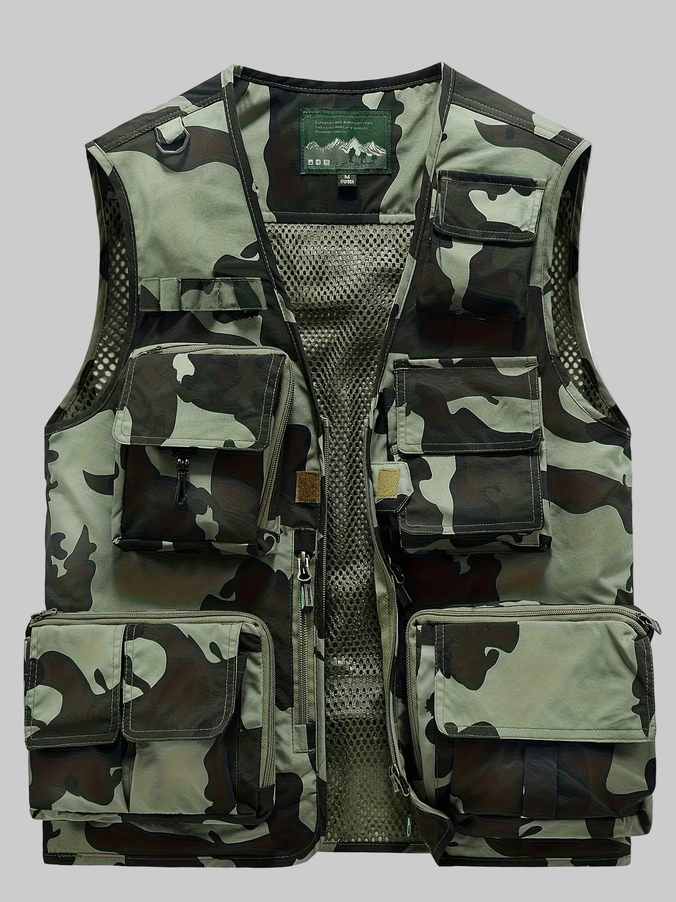 Men’s Multi-Pocket Outdoor Vest – Lightweight & Breathable for Fishing and Field Use – view 2
