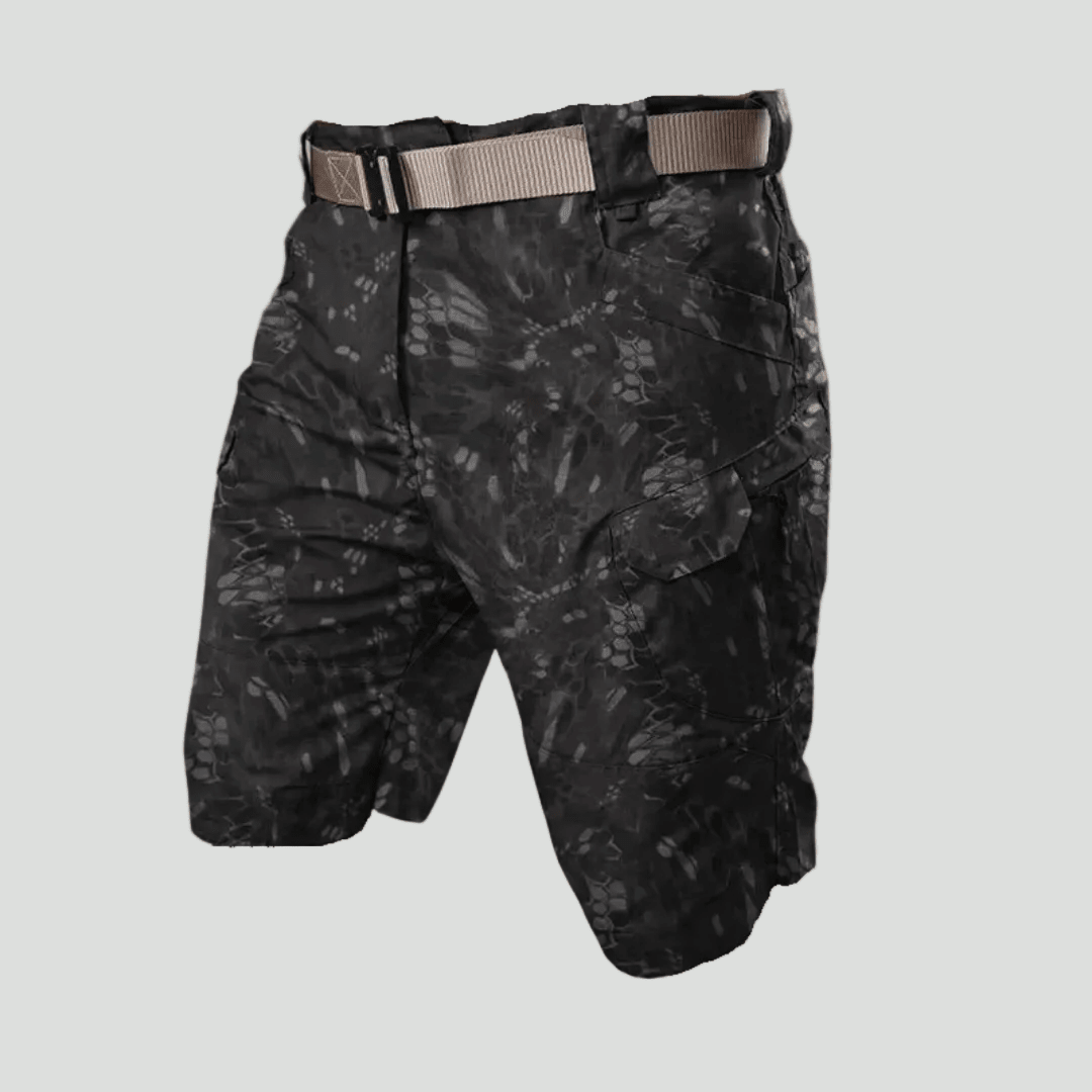 Men’s Outdoor Cargo Shorts – Elastic Waist Design with 6 Pockets – view 11