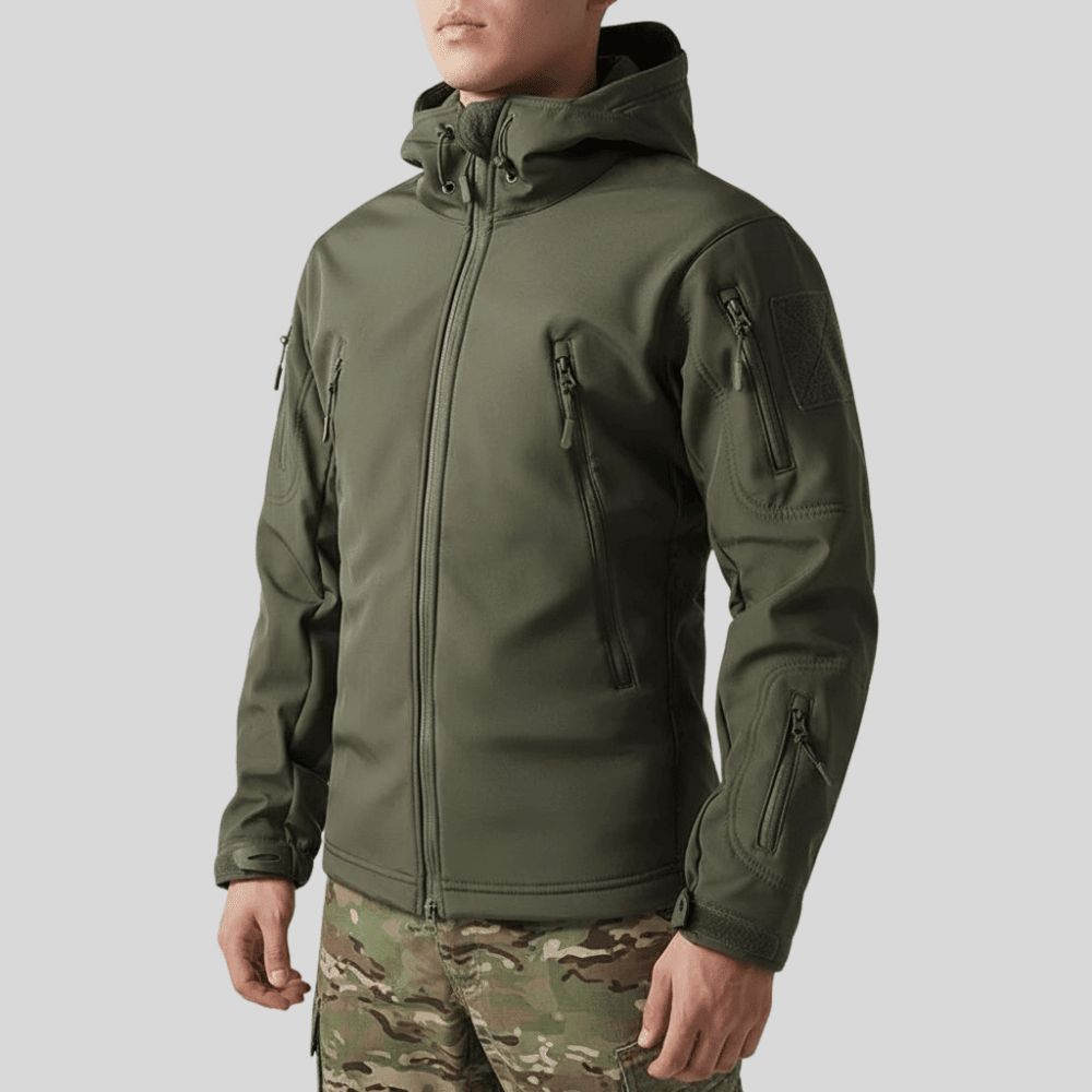 Men’s Softshell Hiking Jacket – Wind-Resistant Fleece-Lined Layer – view 9