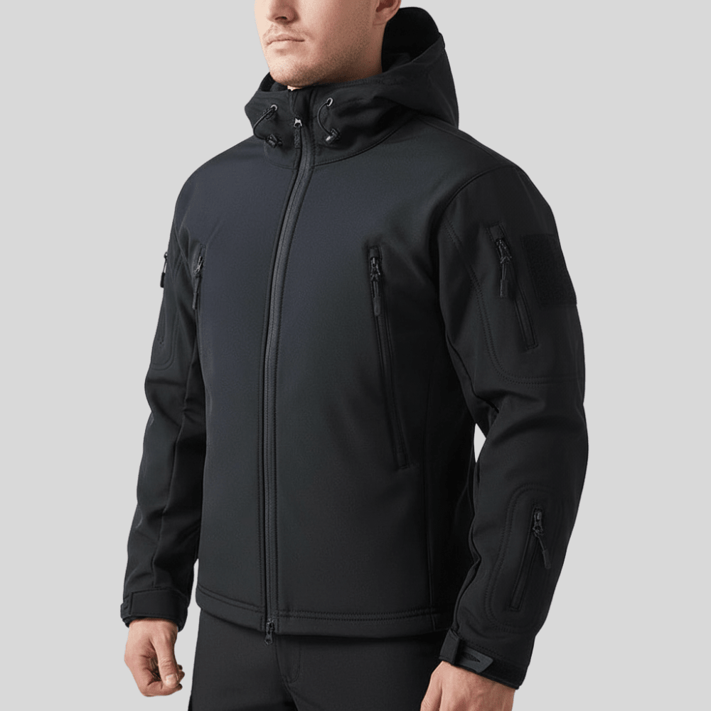 Men’s Softshell Hiking Jacket – Wind-Resistant Fleece-Lined Layer – view 10