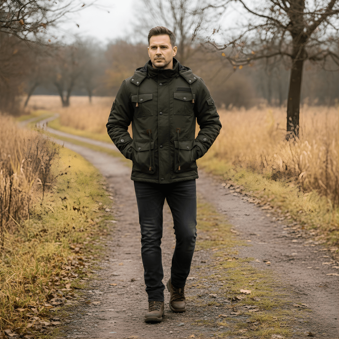 Men’s Tactical Outdoor Jacket – Multi Pocket Design for Cold Weather Use – view 3