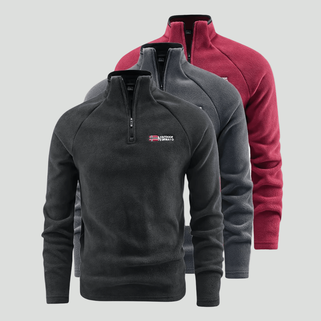 Men’s Thermal Fleece Half-Zip Jacket – Breathable Mid-Layer for Cold Weather – view 7