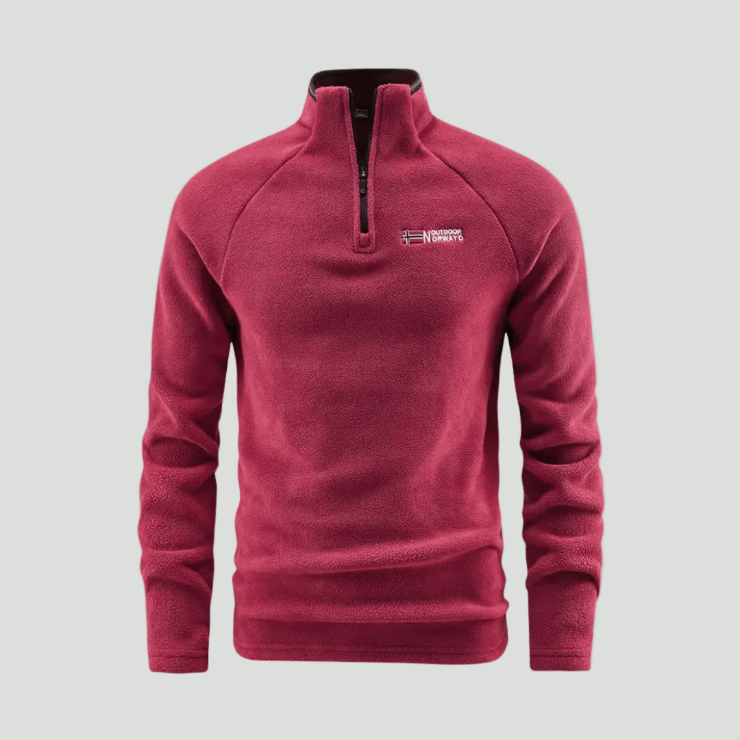 Men’s Thermal Fleece Half-Zip Jacket – Breathable Mid-Layer for Cold Weather – view 6
