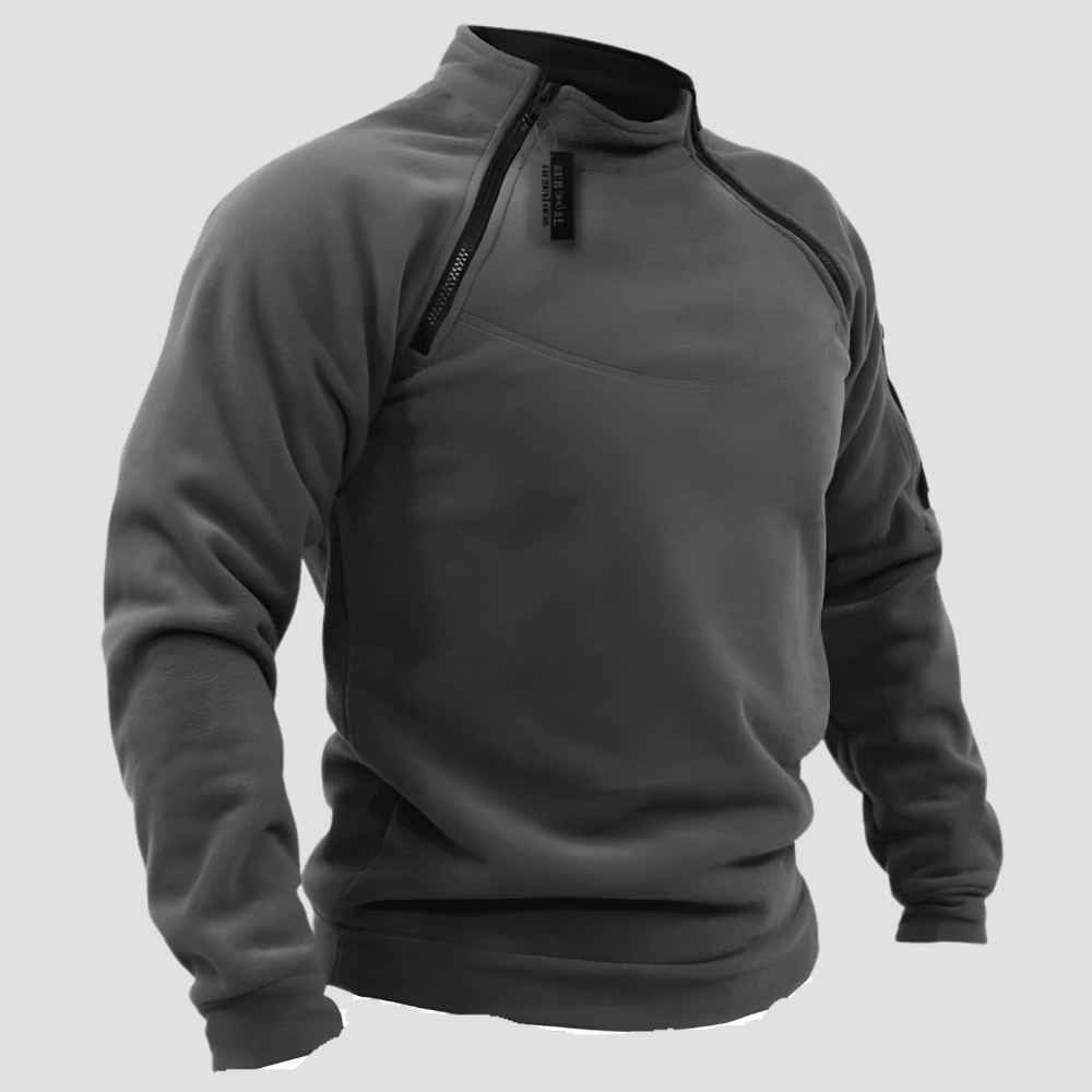 Men’s Warm Fleece Pullover – Breathable Layer for Outdoor Use – view 3