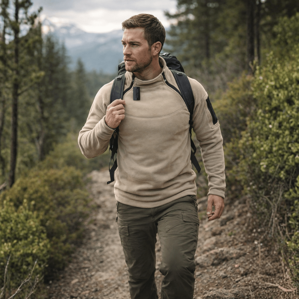 Men’s Warm Fleece Pullover – Breathable Layer for Outdoor Use – view 5
