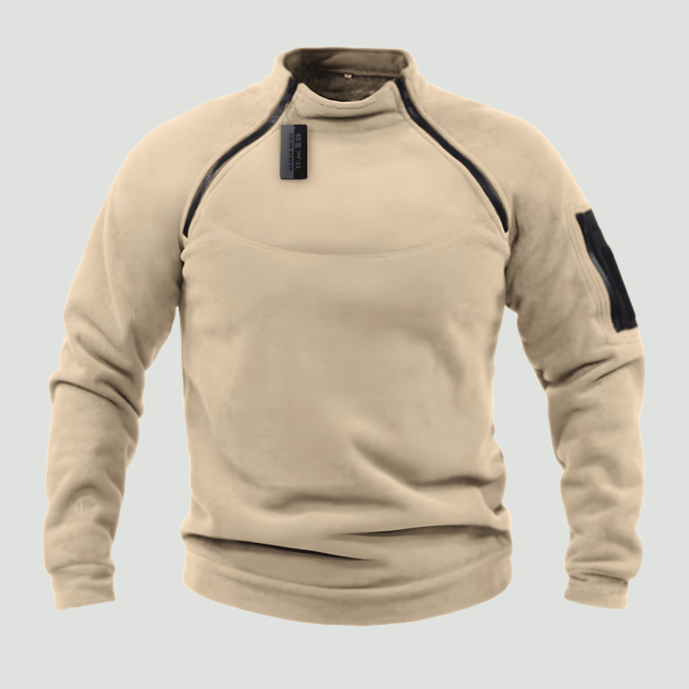Men’s Warm Fleece Pullover – Breathable Layer for Outdoor Use – view 4