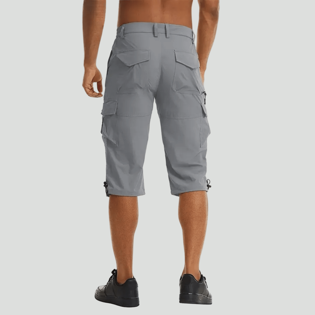 Outdoor Cargo Shorts – Knee-Length Design with Adjustable Fit – view 5