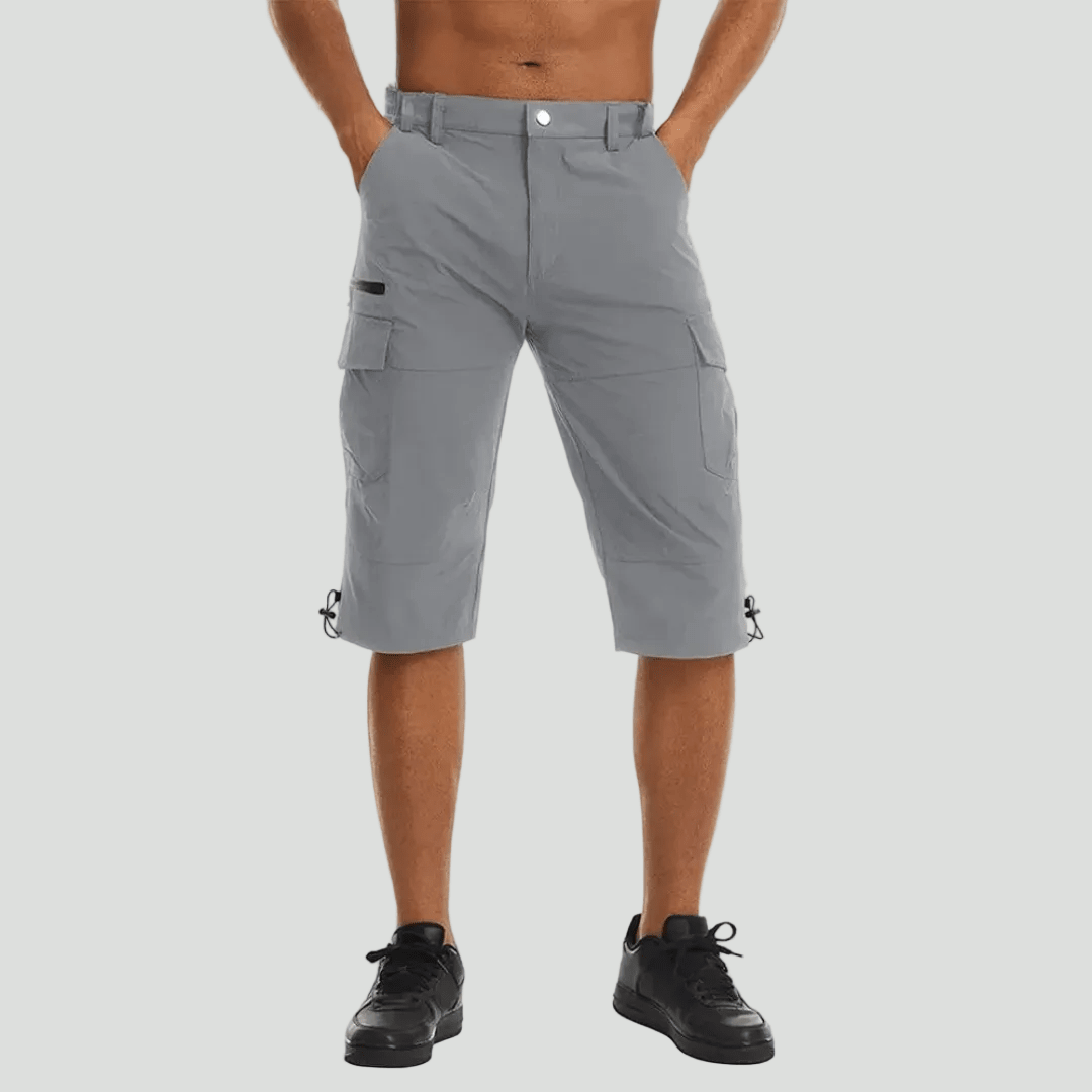 Outdoor Cargo Shorts – Knee-Length Design with Adjustable Fit – view 4