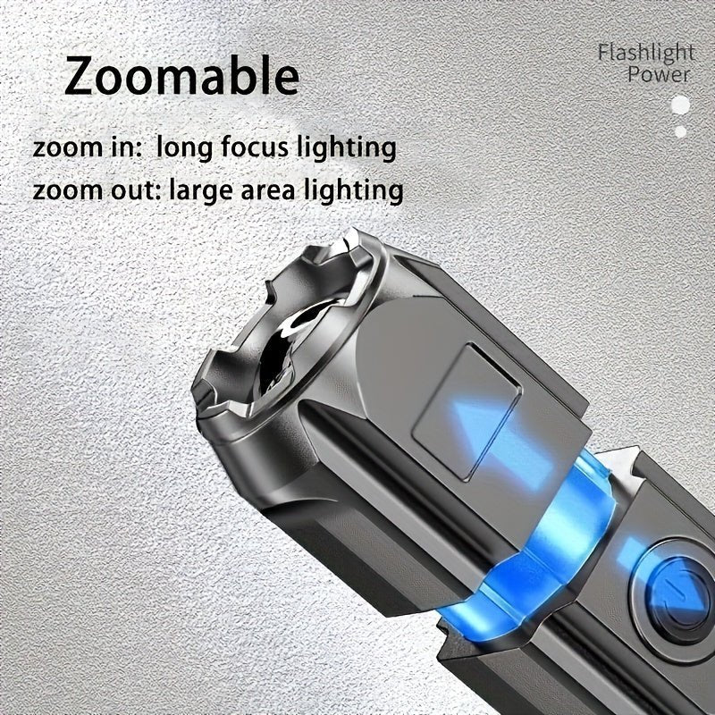 Portable Zoom Torch with Focusable Beam – Compact & Rechargeable – view 7