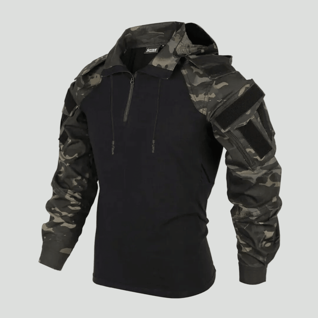 Tactical Camouflage Hoodie – Wind Resistant and Water Resistant Design
