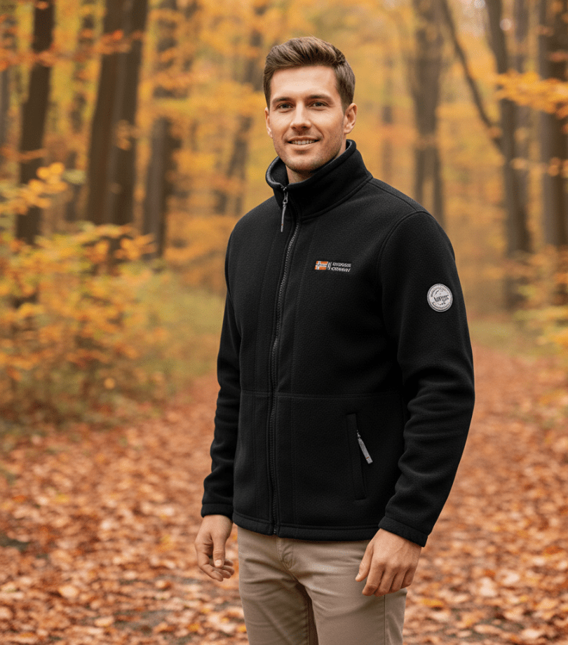 Thermal Breathable Fleece Jacket – Lightweight Mid-Layer for Outdoor Use – view 3