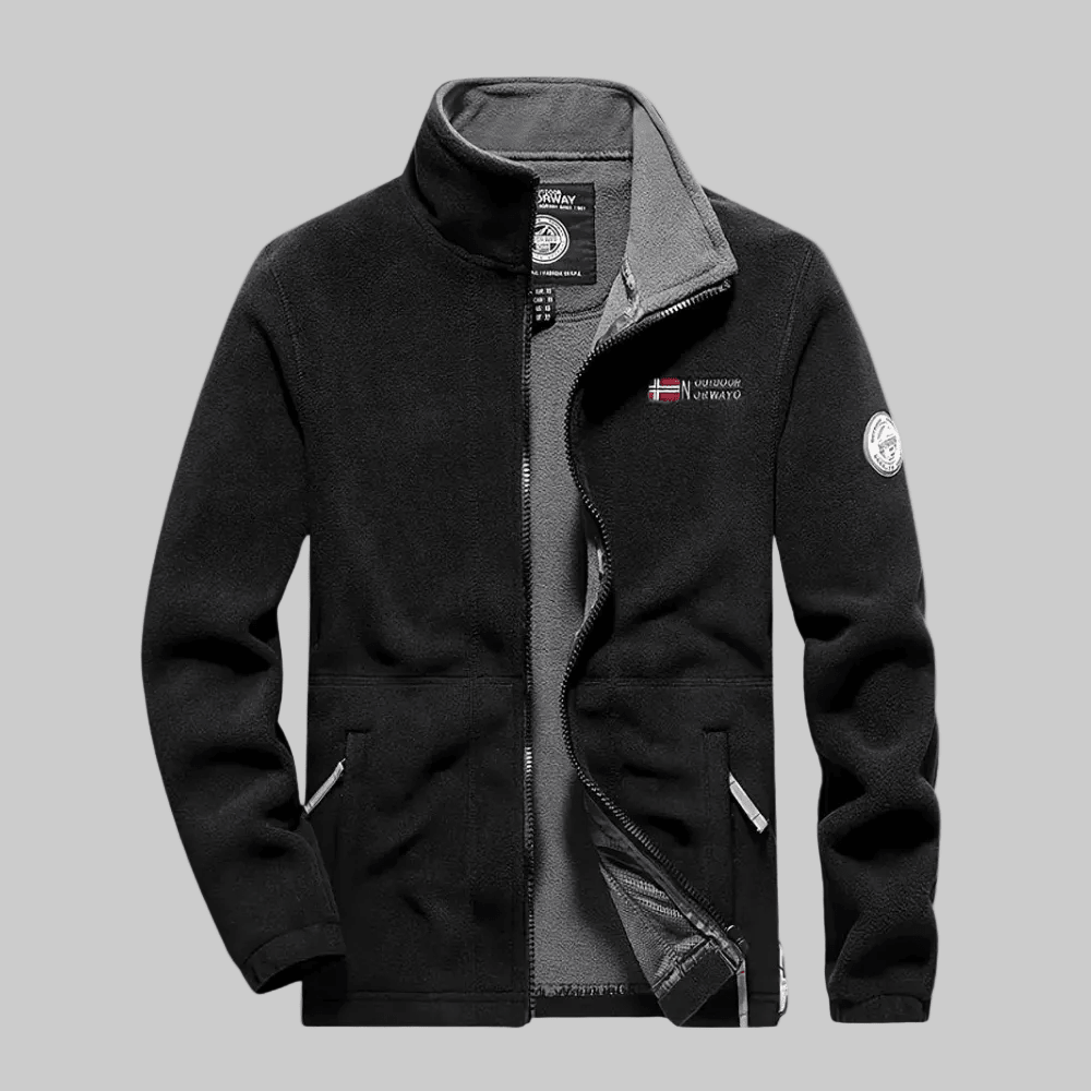 Thermal Breathable Fleece Jacket – Lightweight Mid-Layer for Outdoor Use