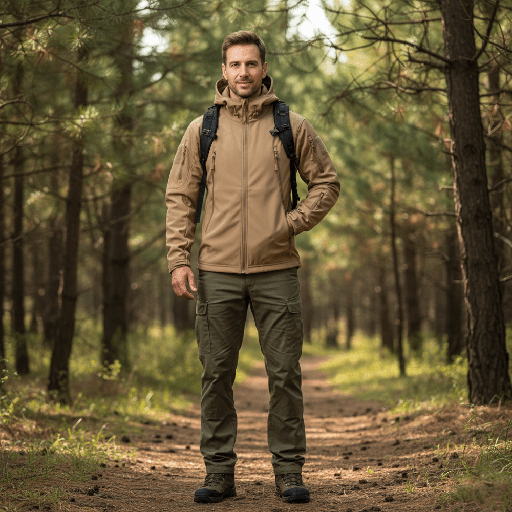 Waterproof Softshell Outdoor Jacket – Hooded Protection for All Conditions – view 3